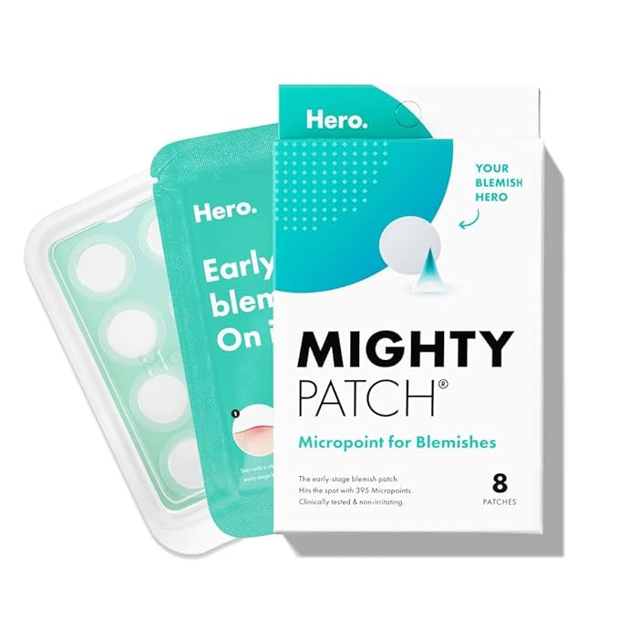 Mighty Patch Micropoint™ for Blemishes from Hero Cosmetics - Hydrocolloid Acne Spot Treatment P... | Amazon (US)