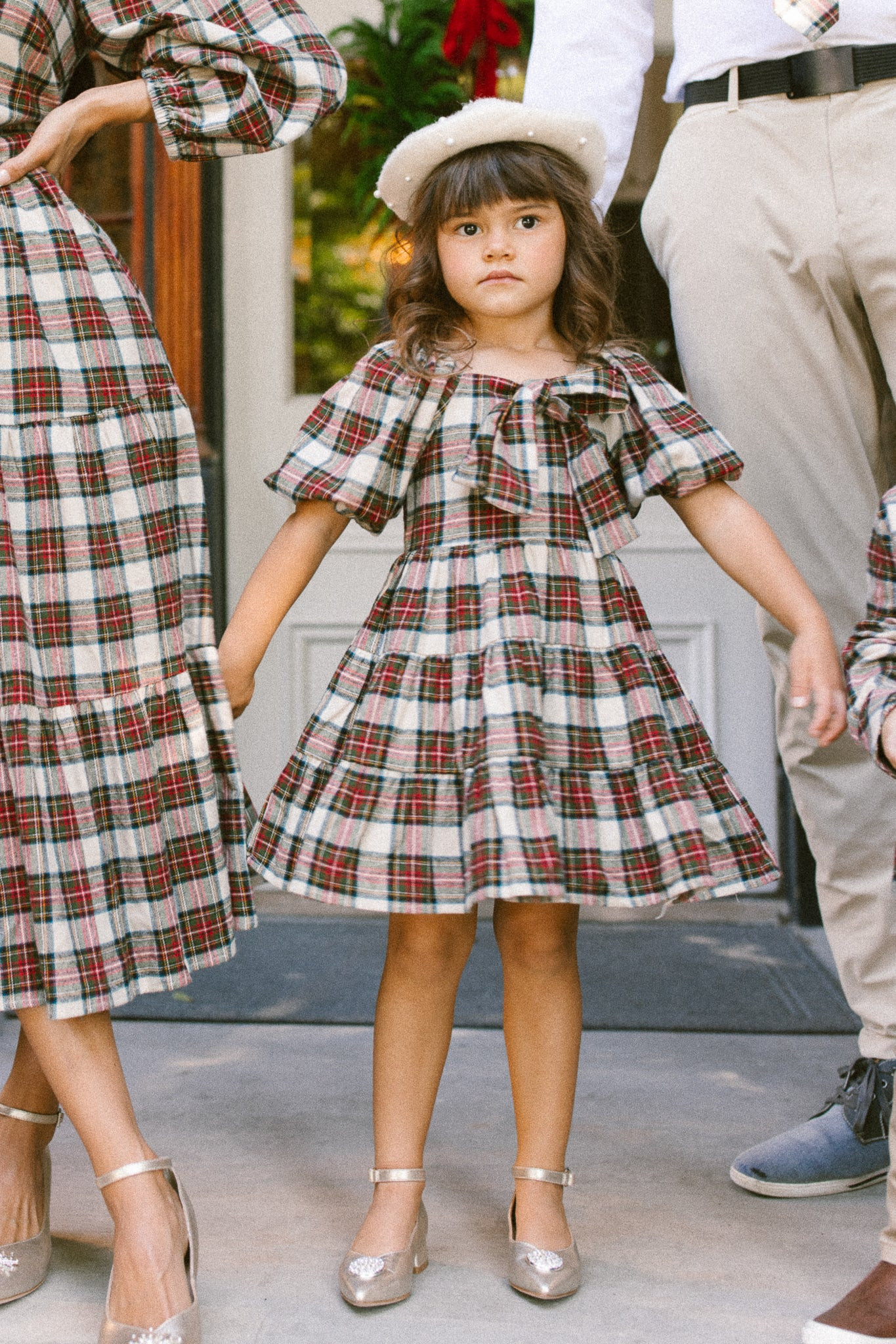 Mini Merry Dress in Holiday Plaid | Ivy City Co