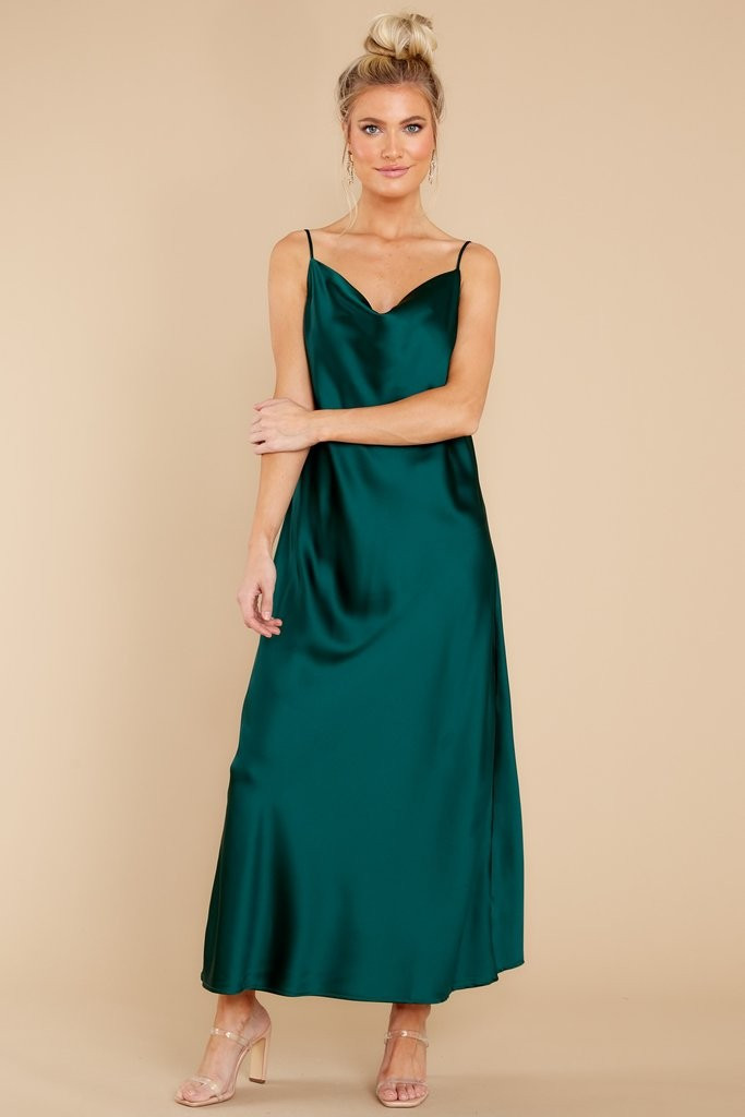 Dash Away All Hunter Green Maxi Dress | Red Dress 