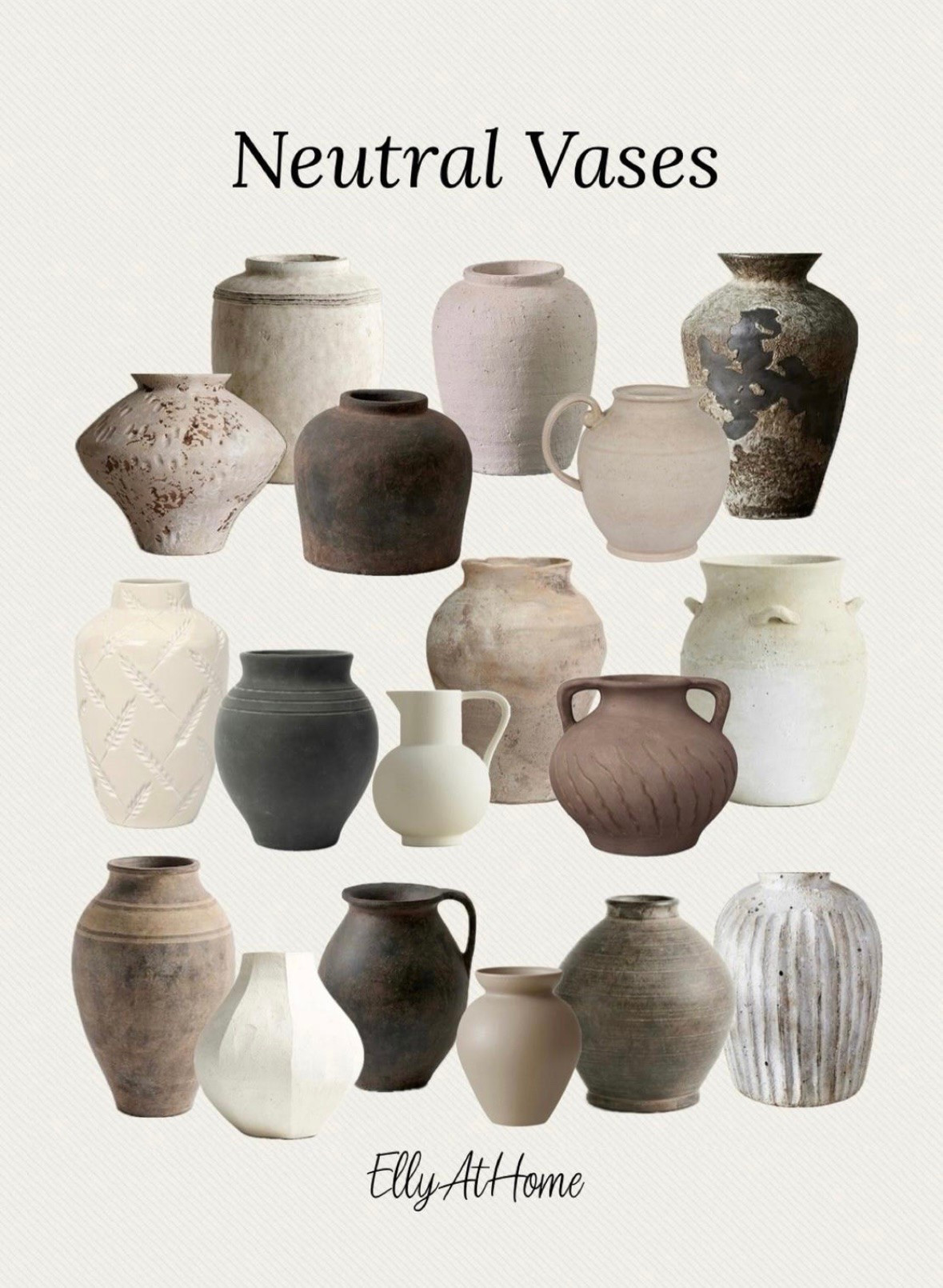 Neutral, rustic, textured vases for styling all year. Some selections are new collections, some are favorites! Perfect for fall, fresh florals. @Target  @Pottery Barn   @Wayfair  @Crate & Barrel    Amazon home

#LTKHome #LTKSaleAlert #LTKdayinmylife