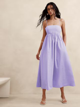 Ariella Taffeta Midi Dress | Banana Republic (US)