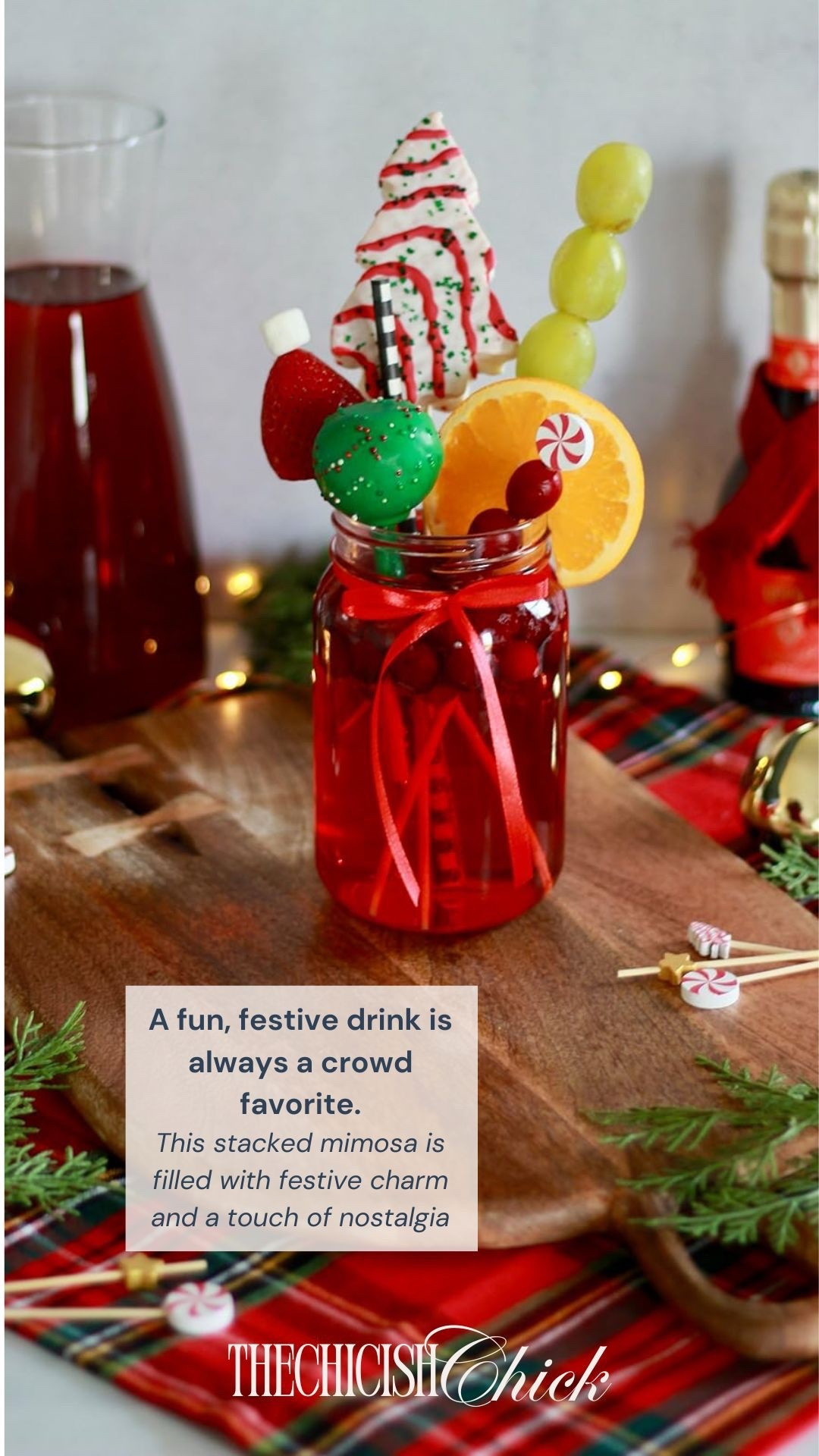 These Christmas stacked mimosas are so yummy. Everything needed to create this can be found on Amazon! 

#LTKSeasonal #LTKHome #LTKHoliday