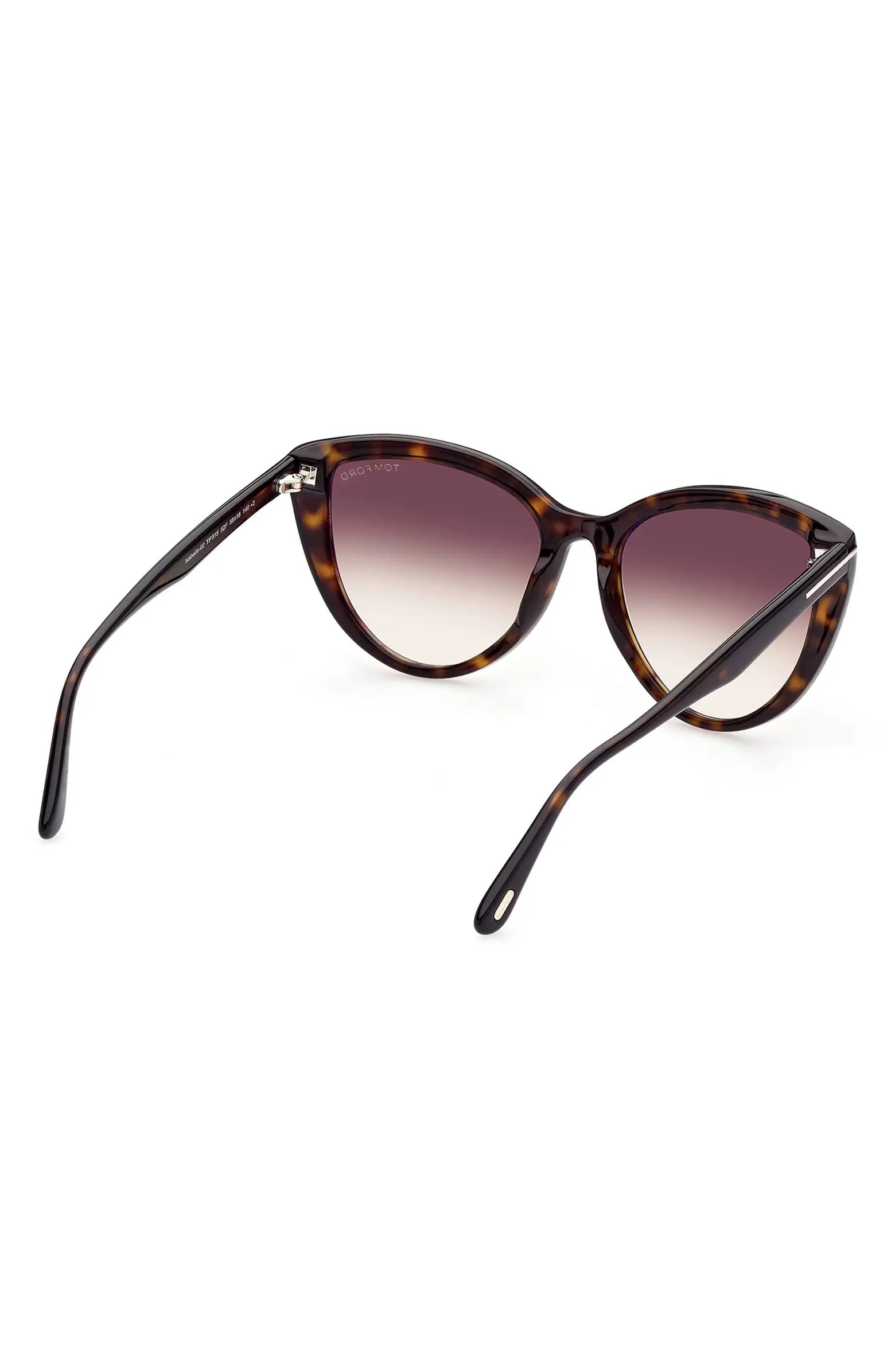 Isabella-02 56mm Gradient Cat Eye Sunglasses | Nordstrom