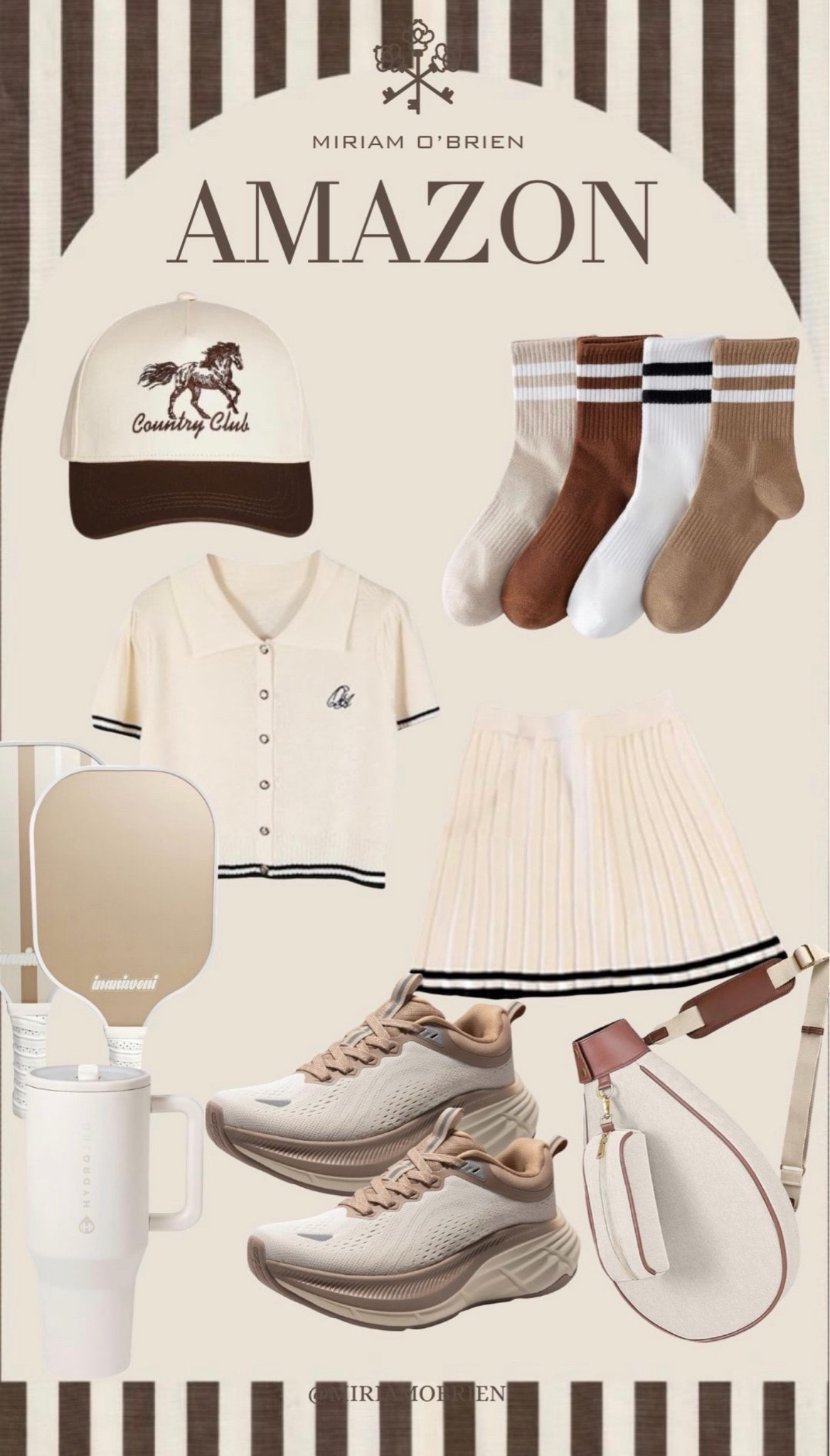 Country Club style 

Follow me @miriamobrien on IG and TikTok 

#Amazon

#LTKSeasonal #LTKootd #LTKActive
