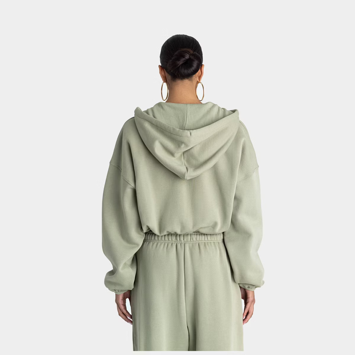 KBB by KAHLANA Women's 'The Zip-Up Hoodie' - Olive Green L | Target