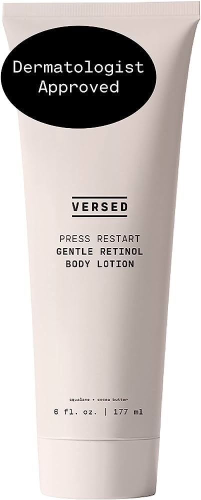 Versed Press Restart Retinol Body Lotion - Skin Firming Cream with Cocoa Butter, Squalane & Vitam... | Amazon (US)