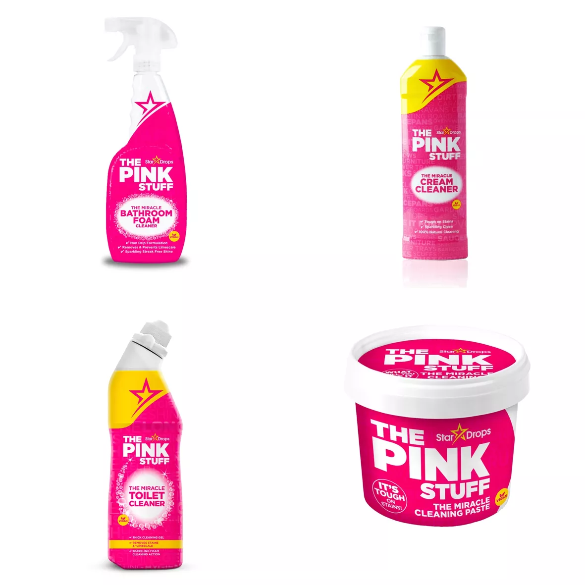 Bathroom Foam Cleaner - The Pink Stuff