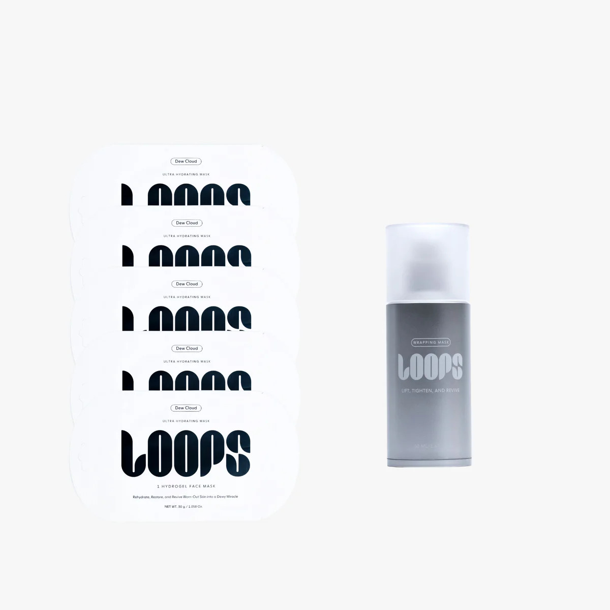 LOOPS Glass Skin Essentials | Hydrogel Sheet Masks With Korean Technology | Loops Beauty