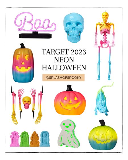 Target dropped their Halloween line over the weekend.🎃

This year, Target’s adding a little bit of color to their Halloween collection. The bright neon colors are definitely giving old-school Lisa Frank vibes. 

It’s never too early for spooky season💕

#LTKunder50 #LTKSeasonal #LTKhome