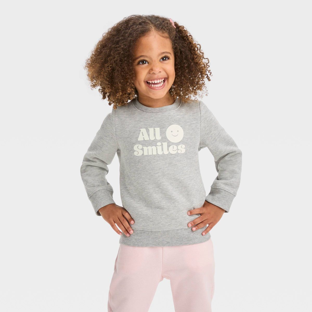 Toddler Girls' Fleece Sweatshirt - Cat & Jack™ | Target
