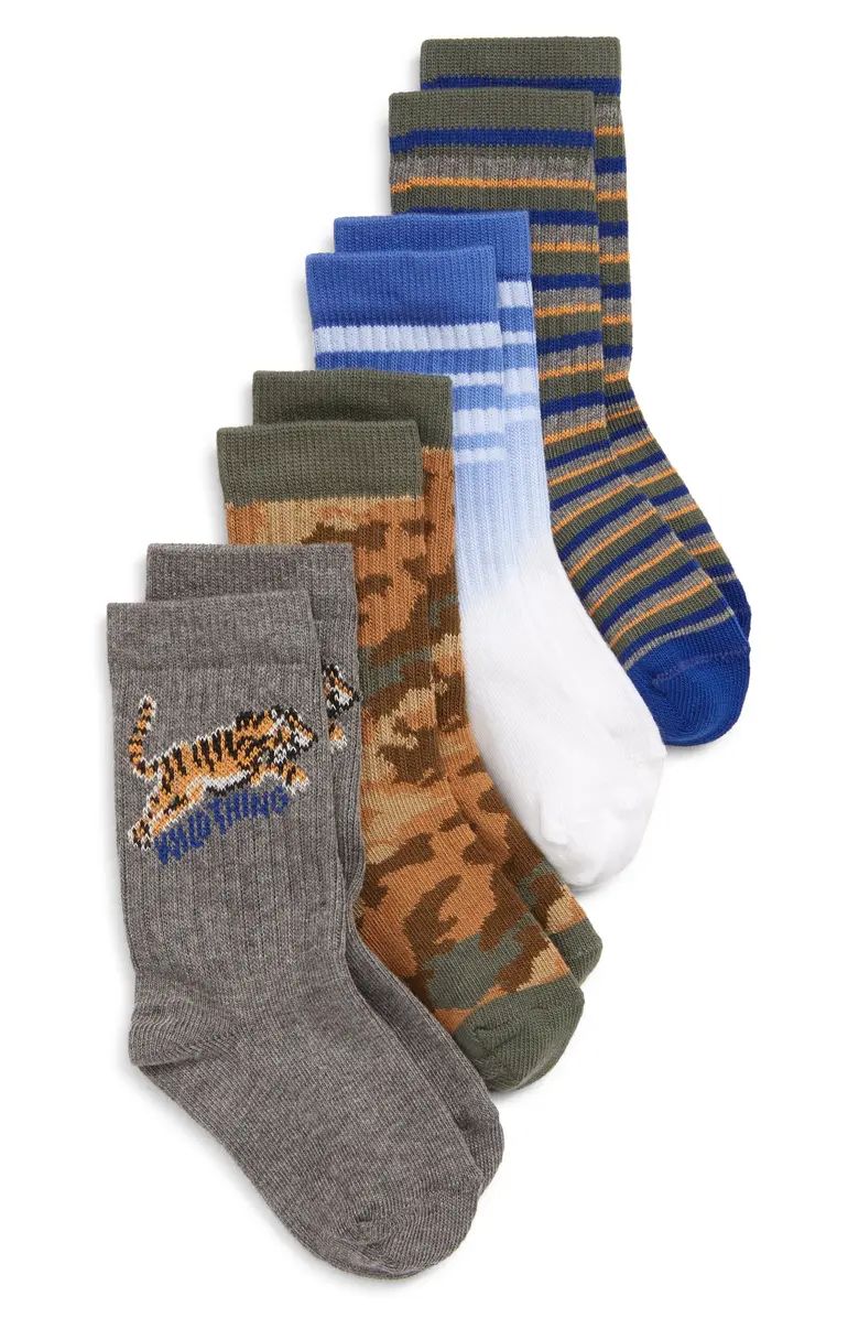 Tucker + Tate Wild Thing 4-Pack Crew Socks (Walker, Little Kid & Big Kid) | Nordstrom | Nordstrom