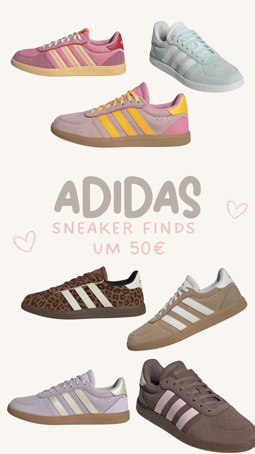 Einfach ganz viele tolle Adidas Sneaker zu wirklich super Preisen um die 50€ 💓🫶🏻

#LTKdeutschland #LTKshoes #LTKstyletip