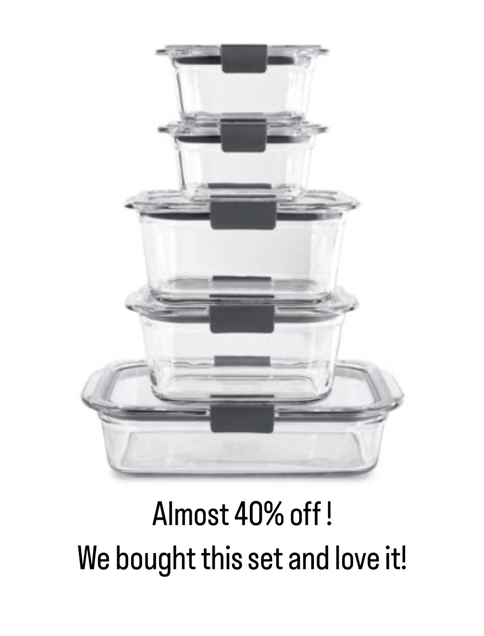 Great glass set you can even put in the oven! Incredible price right now! 


#LTKhome #LTKsalealert #LTKfamily