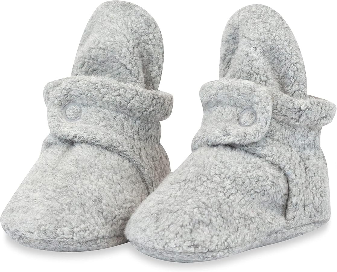 Zutano Unisex Fleece Baby Booties, Two Snap Closure, Newborn to 24 Months | Amazon (US)