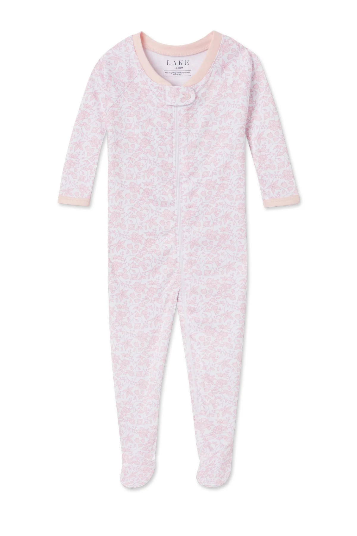 Baby Sleeper in English Rose Garden Floral | Lake Pajamas