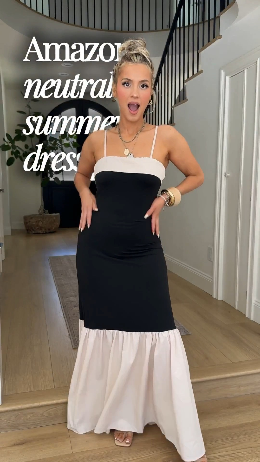 Amazon neutral summer dresses 🖤💫 wearing small in everything!

#LTKgrwm #LTKootd #LTKmomlife