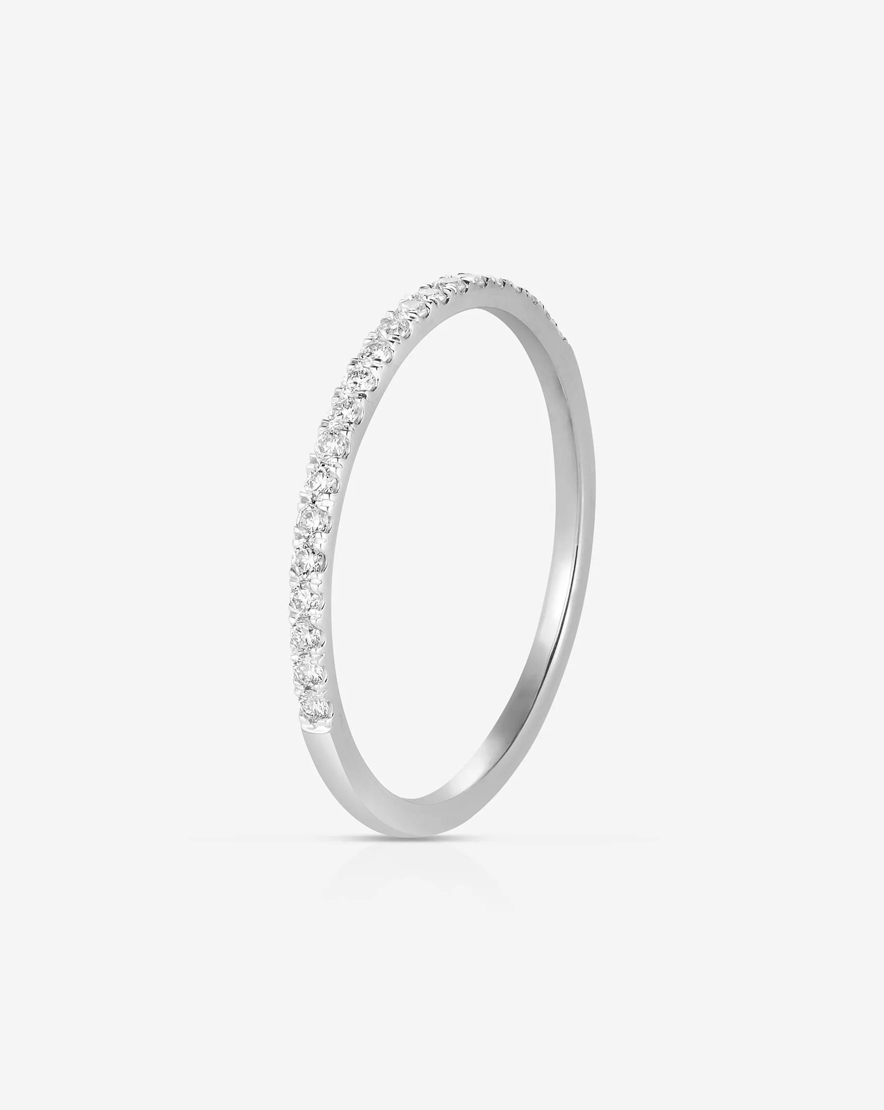 1.3 mm Perfect Pavé Diamond Ring | Ring Concierge