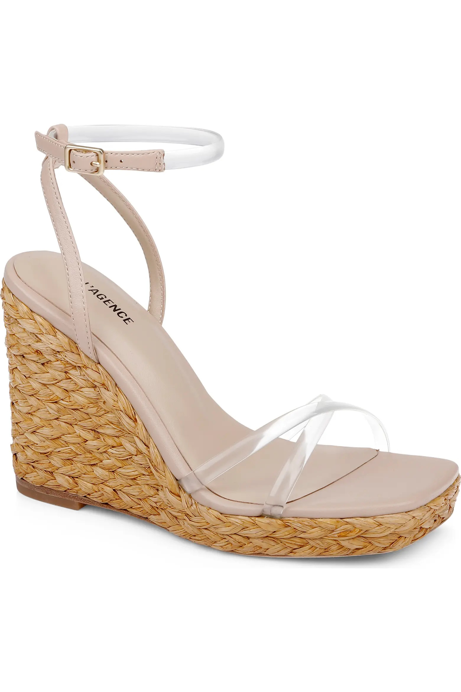 L'AGENCE Malone Espadrille Ankle Strap Platform Wedge Sandal (Women) | Nordstrom | Nordstrom