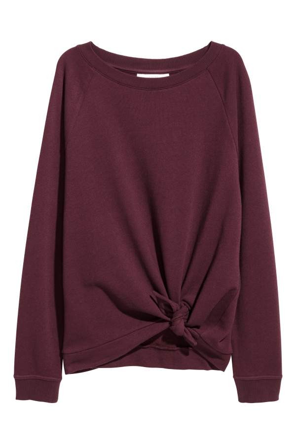 Knot-detail Sweatshirt | H&M (US)