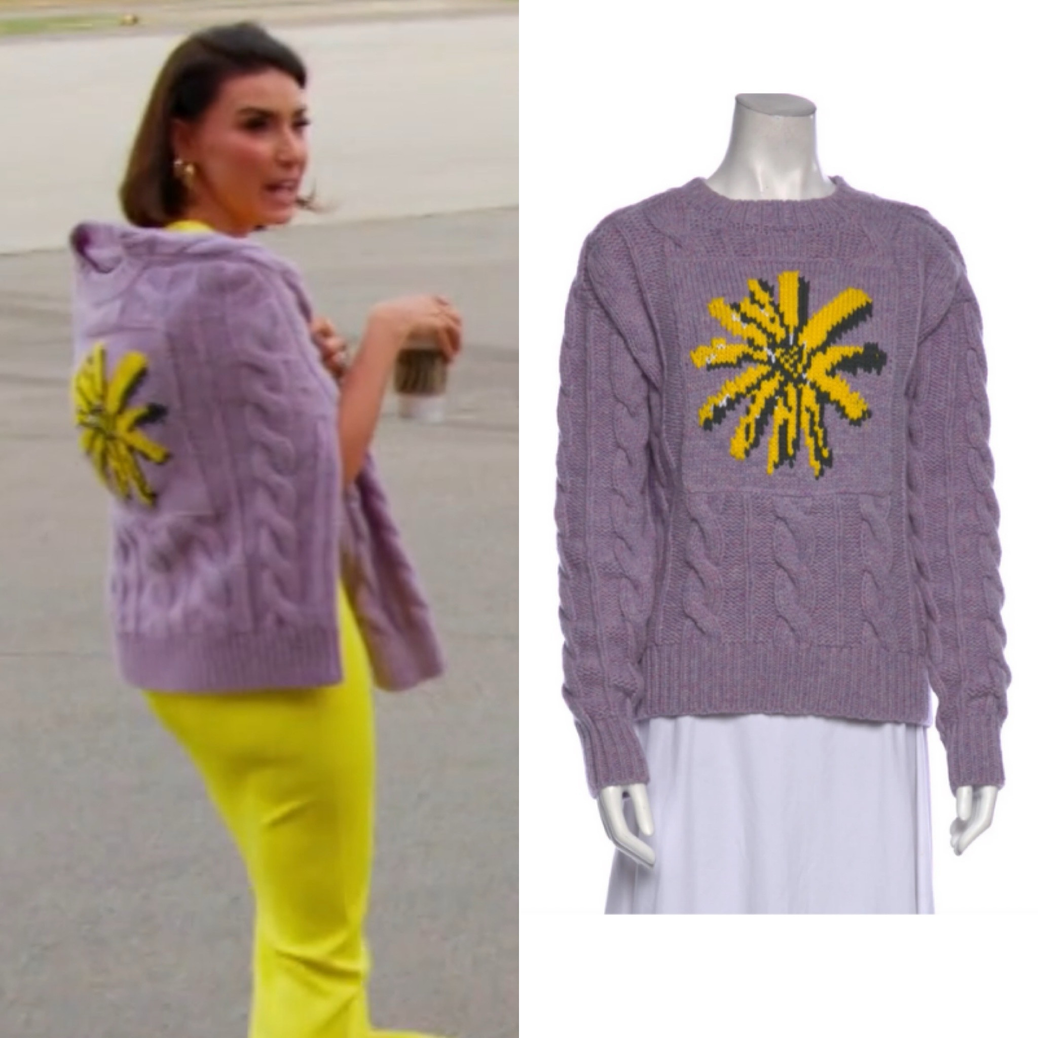 Bronwyn Newports Purple Sweaterr