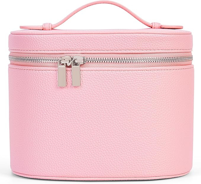 YFGBCX Makeup Bag Vanity Case with Removable Divider Travel Toiletry Bag Portable Cosmetic Bag Ma... | Amazon (US)