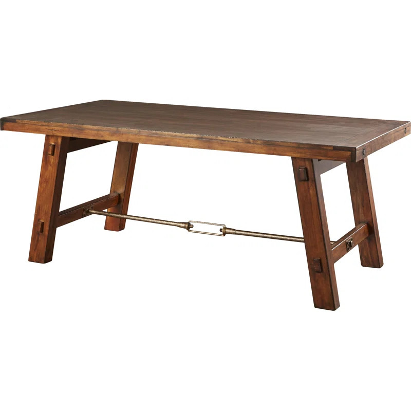 Rackwon Mahogany Solid Wood Dining Table | Wayfair North America