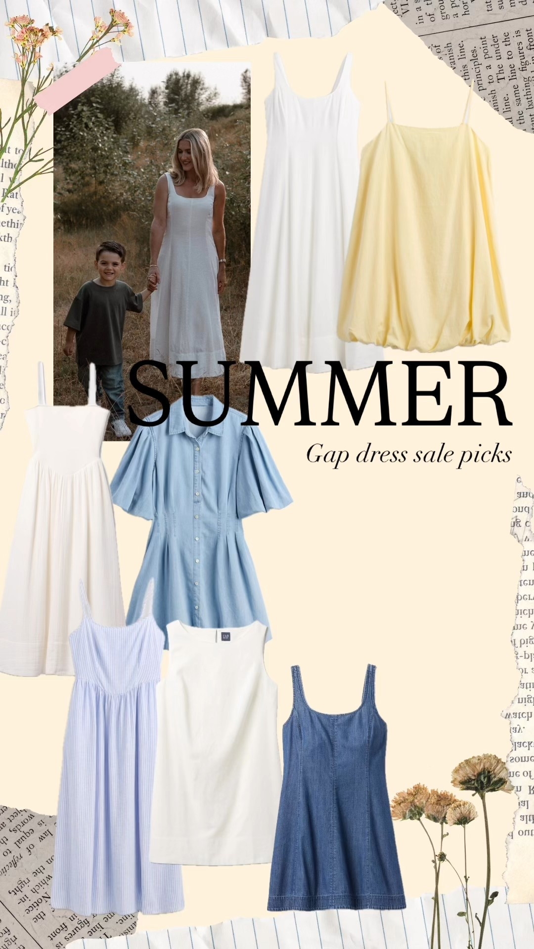 Summer dresses on sale right now at the Gap! 

#LTKdresses #LTKsummer #LTKcanada