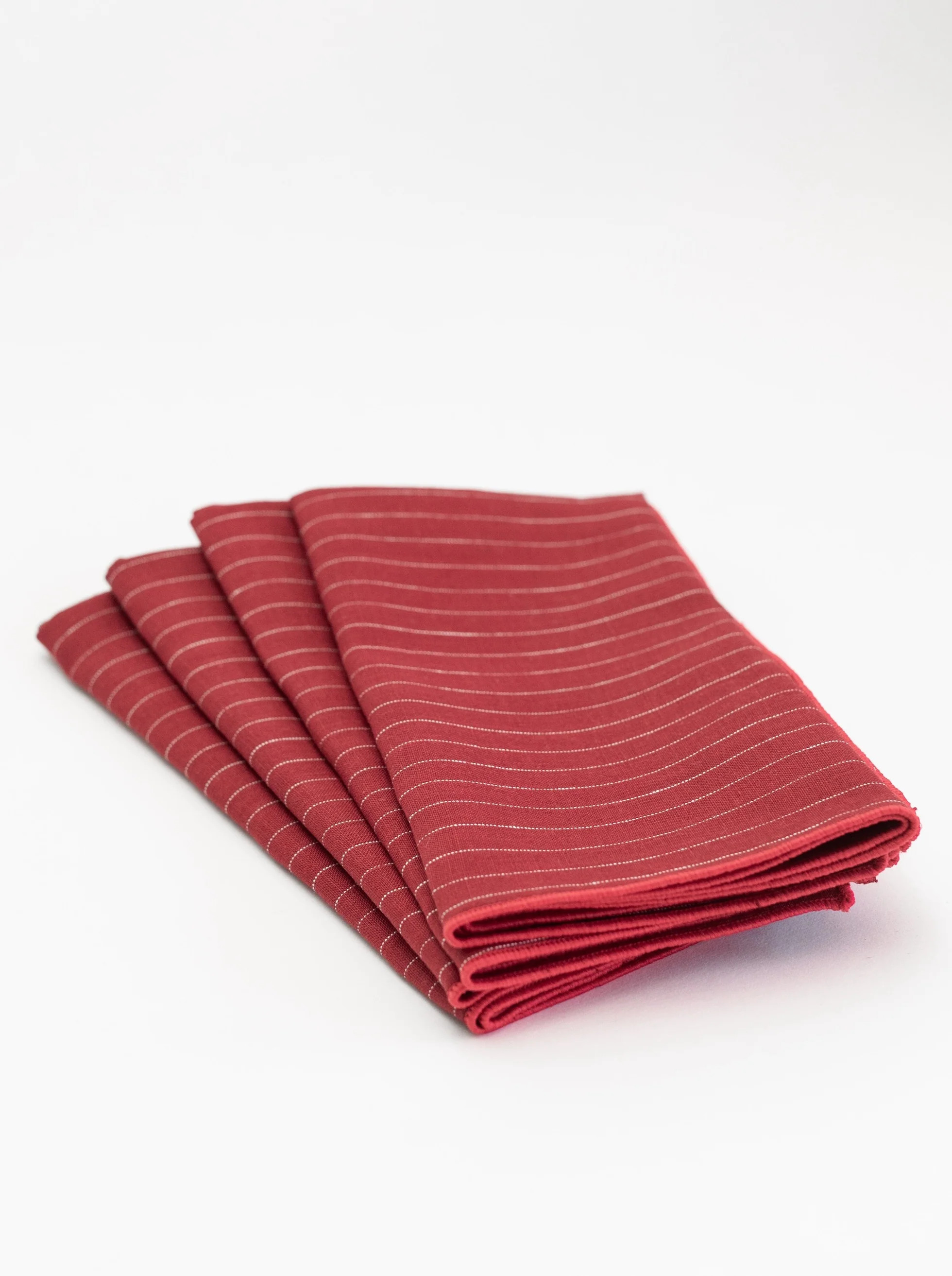 Hugh Red Napkin Set | Proper Table Co.
