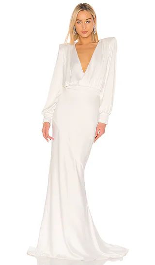 Betsy Gown in White | Revolve Clothing (Global)