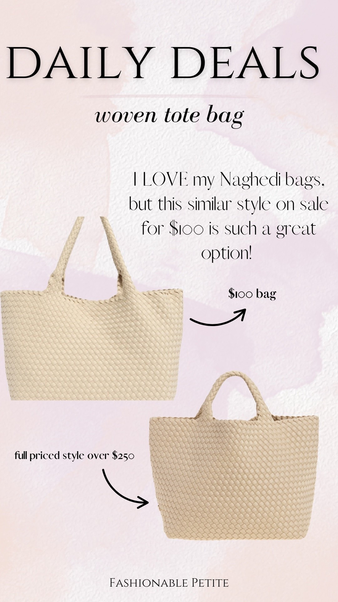 Woven tote bags from BCGB and naghedi. Similar styles with the BCGB tote on sale for under $100!

Tote bag, purse, designer look for less 

#LTKFindsUnder100 #LTKSaleAlert