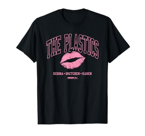 Mean Girls The Plastics Pink Lipstick Kiss Y2K Movie T-Shirt | Amazon (US)