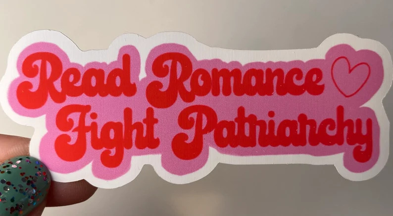 Read Romance Fight Patriarchy Water Resistant Sticker | Etsy | Etsy (US)