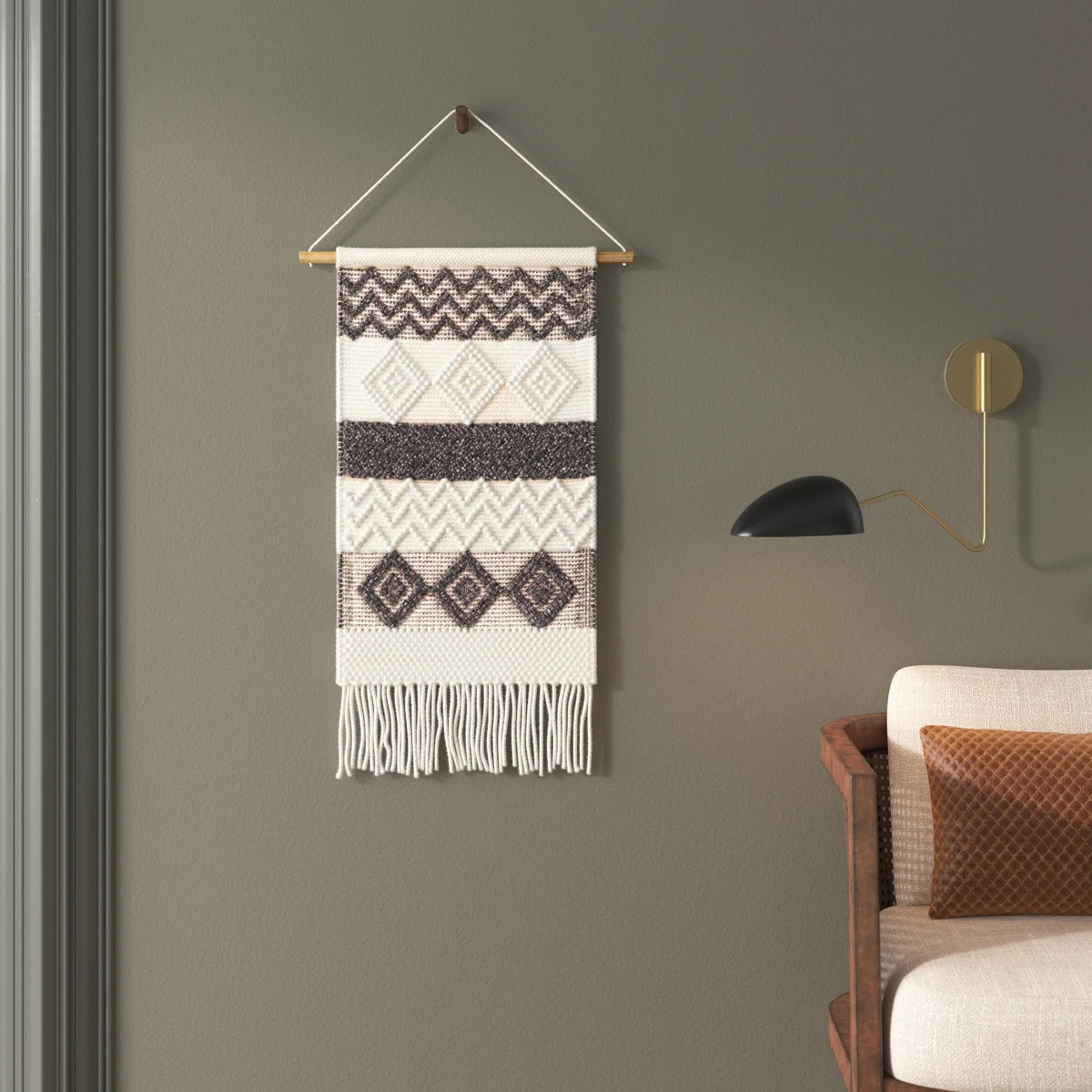 Tribeca Hand Woven Blended Fabric Wall Hanging | Wayfair North America