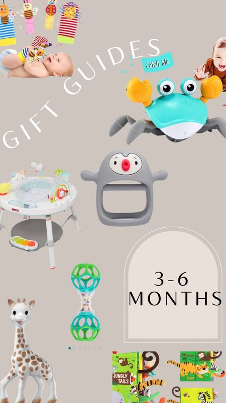 Holiday gift guide 3-6 month old gifts. 3-6 month old baby toys. 

#LTKCyberWeek #LTKGiftGuide #LTKbaby