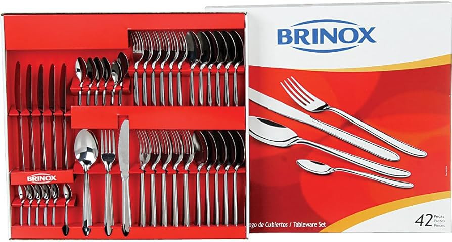 Faqueiro Siena, Brinox 5109/102, Aço Inox | Amazon (BR)