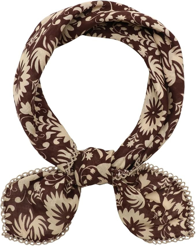 Large Cotton Bandanas for Women, 27 x 27 inch Hair Neck Scarf, Headband Square Scarf | Amazon (US)