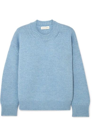 Mansur Gavriel - Merino Wool Sweater - Light blue | NET-A-PORTER (UK & EU)