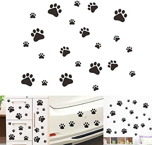 VinBee Dog Paw Prints Sticker Dog Pup Removable Vinyl Wall Sticker Decoration Décor for Children... | Amazon (US)