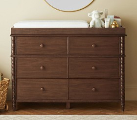Elsie 6-Drawer Dresser &amp; Topper Set (49w x 20d") | Pottery Barn Kids