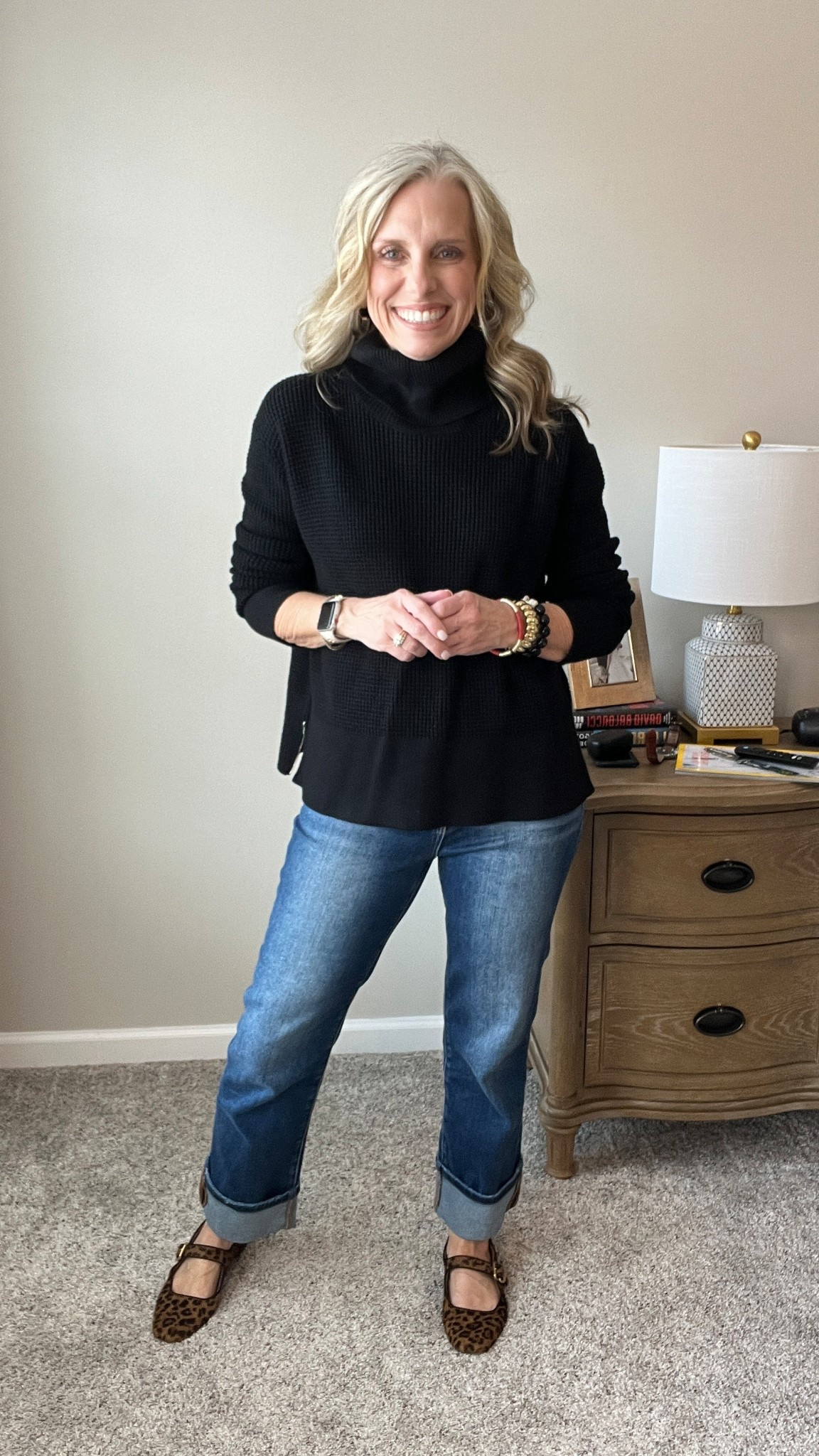 Super cute and comfy sweater available in a lot of colors. Wearing small

#LTKOver40 #LTKFindsUnder50