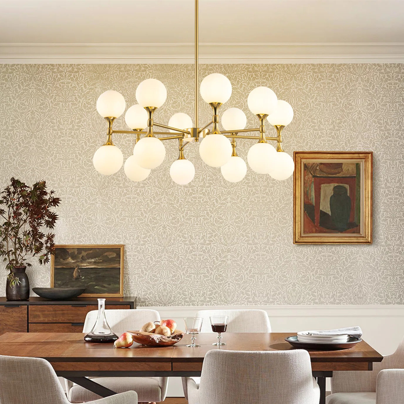 Azucena 16 - Light Dimmable Sphere Chandelier | Wayfair North America