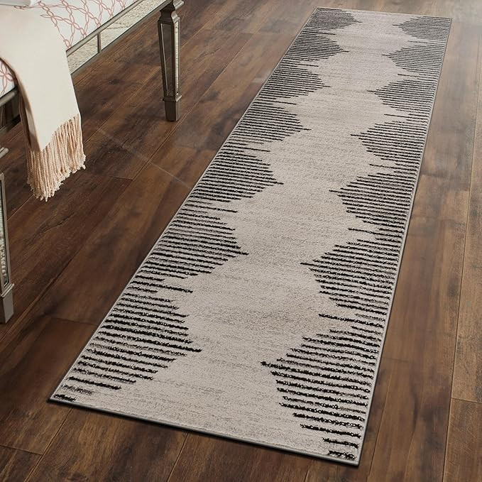 Rugshop Bohemian Stripe Stain Resistant High Traffic Living Room Kitchen Bedroom Dining Home Offi... | Amazon (US)