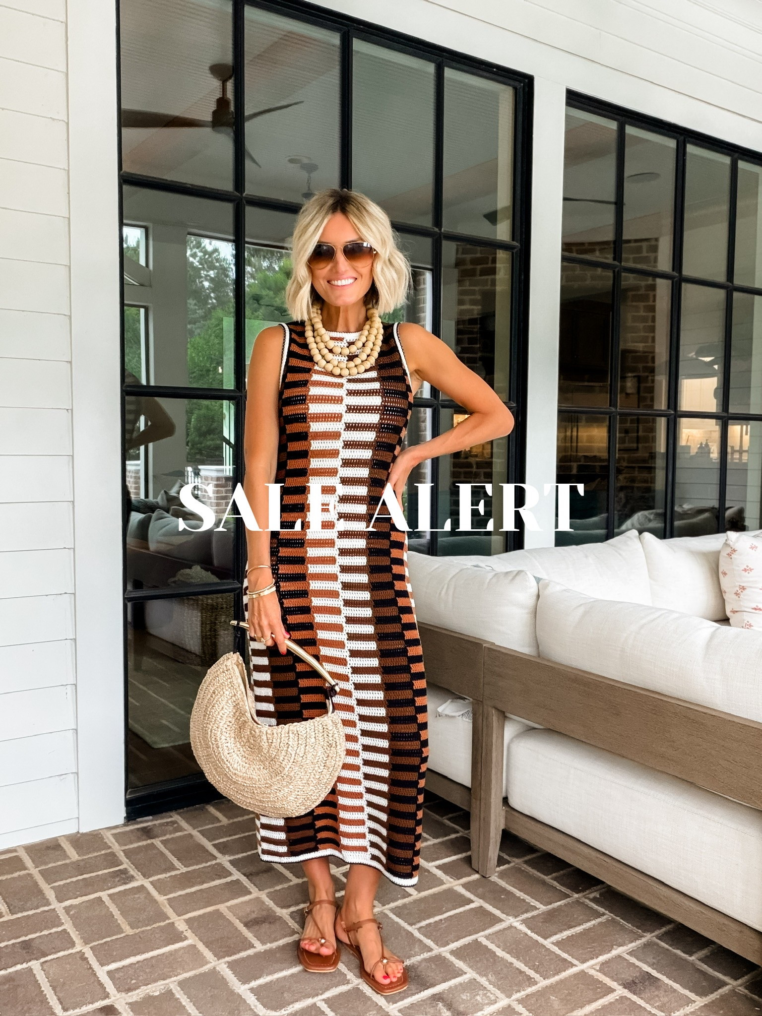 The color combo on this and the pattern is giving major designer vibes! It’s very unique and no one would ever guess it’s from Target! It’s on sale now! Love this material as well. Wearing S

Loverly grey, Target circle days, Target sale, women’s fashion, knit maxi dress, crochet midi dress, neutral affordable dresses, resort wear, vacation outfit

#LTKSaleAlert #LTKTravel #LTKSeasonal
