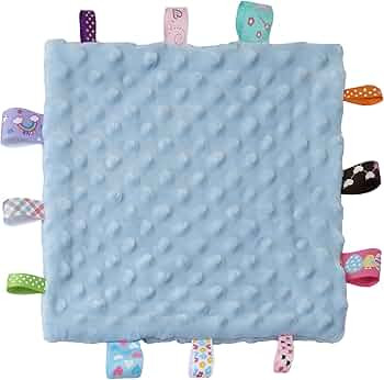CREVENT Tag Security Blankets for Babies, Soft Small Loveys for Boys, Baby Comforter Sensory Blan... | Amazon (US)