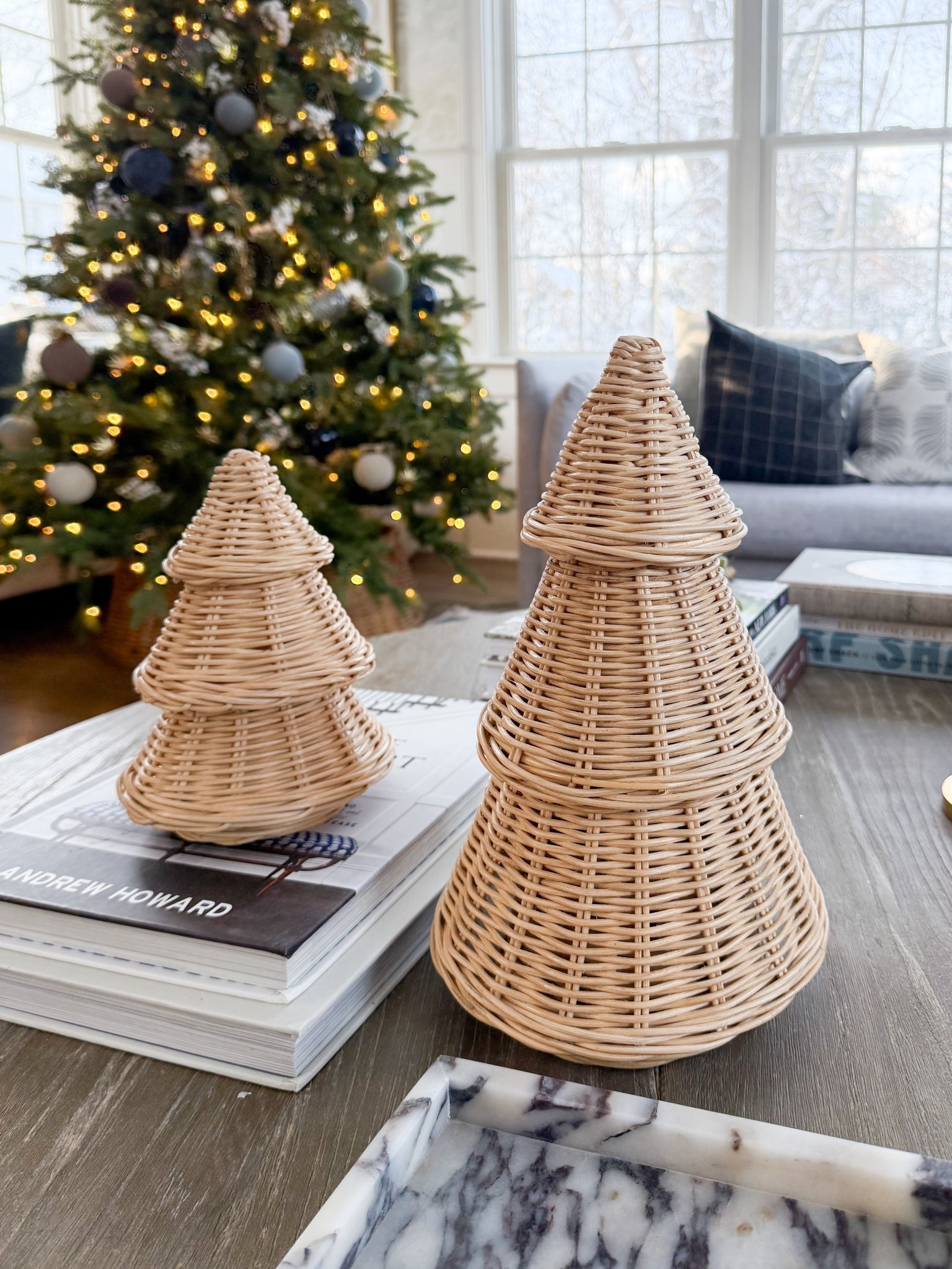 These rattan trees are finally on sale and quite possibly one of my favorite holiday decorations!! I grabbed a set of three last year on sale before they sold out. Currently in stock! 

#LTKHoliday #LTKHome #LTKSaleAlert