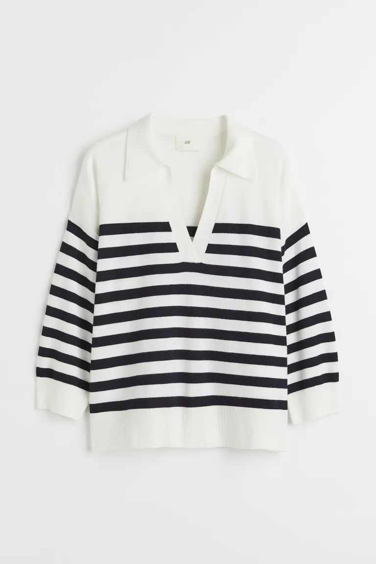 Sweater with Collar | H&M (US)