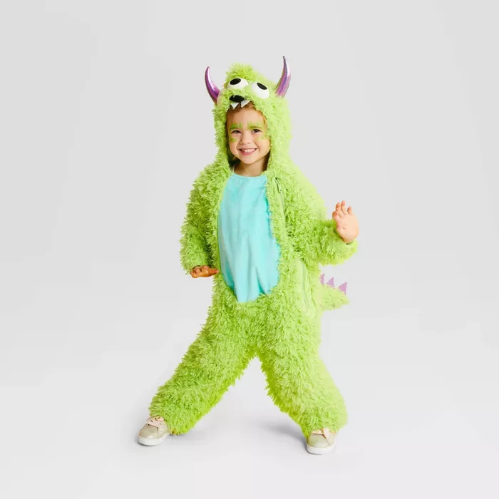 Toddler Plush Monster Halloween Costume Jumpsuit - Hyde & EEK! Boutique™ | Target