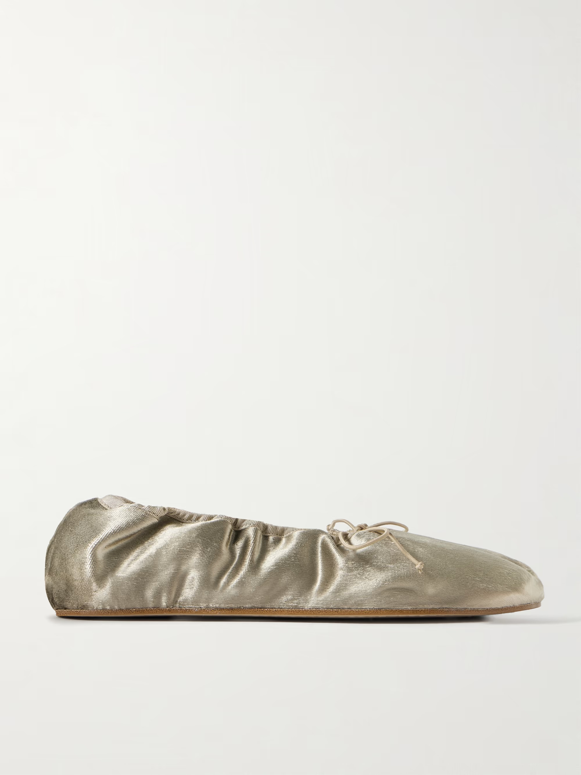 Velvet ballet flats | NET-A-PORTER (UK & EU)