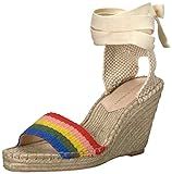 LOEFFLER RANDALL Women's Miranda (Artisan StripeWebbing) Wedge Sandal, Rainbow, 10 M US | Amazon (US)