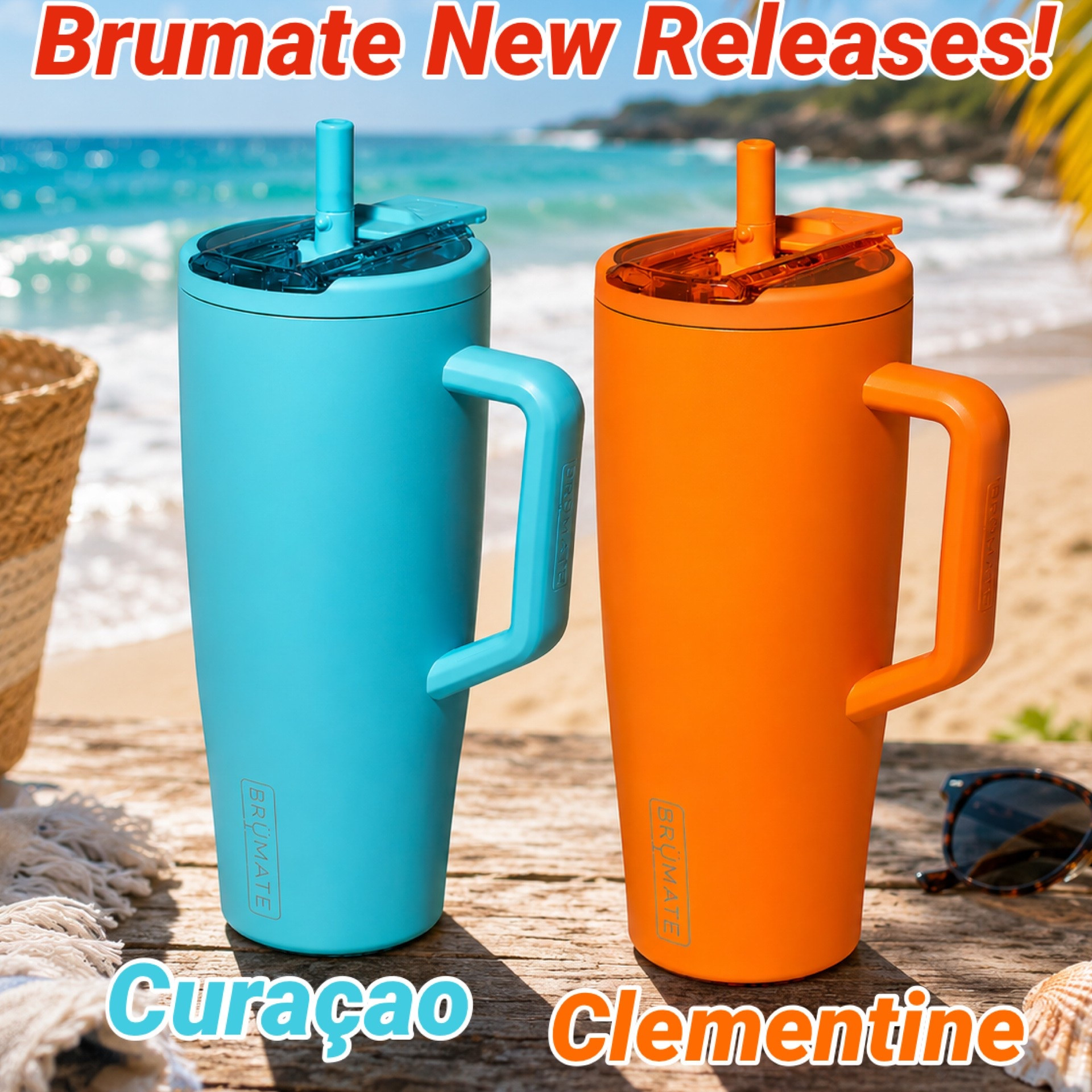 Brumate new color drop in many different styles. Curaçao  & Clementine. These are the perfect summer colors. #brumate

#LTKHome #LTKActive #LTKdayinmylife